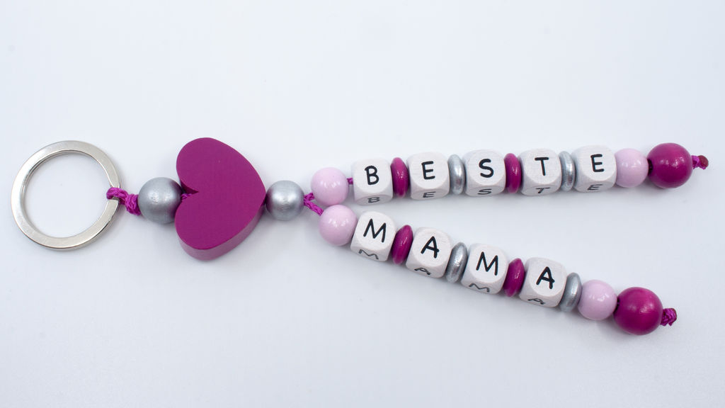Schlüsselanhänger Herz 'Beste Mama'