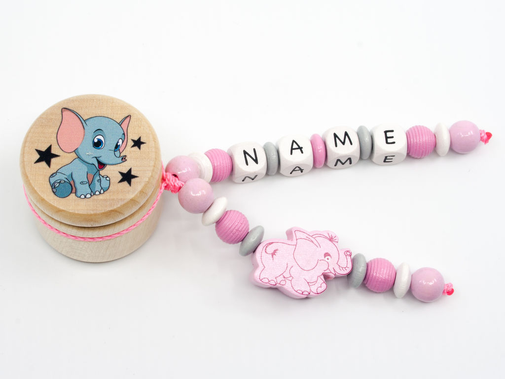 Milchzahndose Elefant & 'Name'