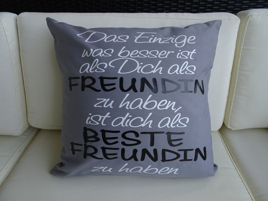 Erinnerungskissen ''Beste Freundin''